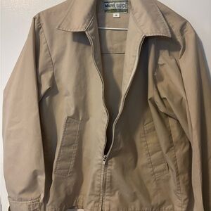 Country Club Granola Girl Crunchy Beige Utility Style Jacket